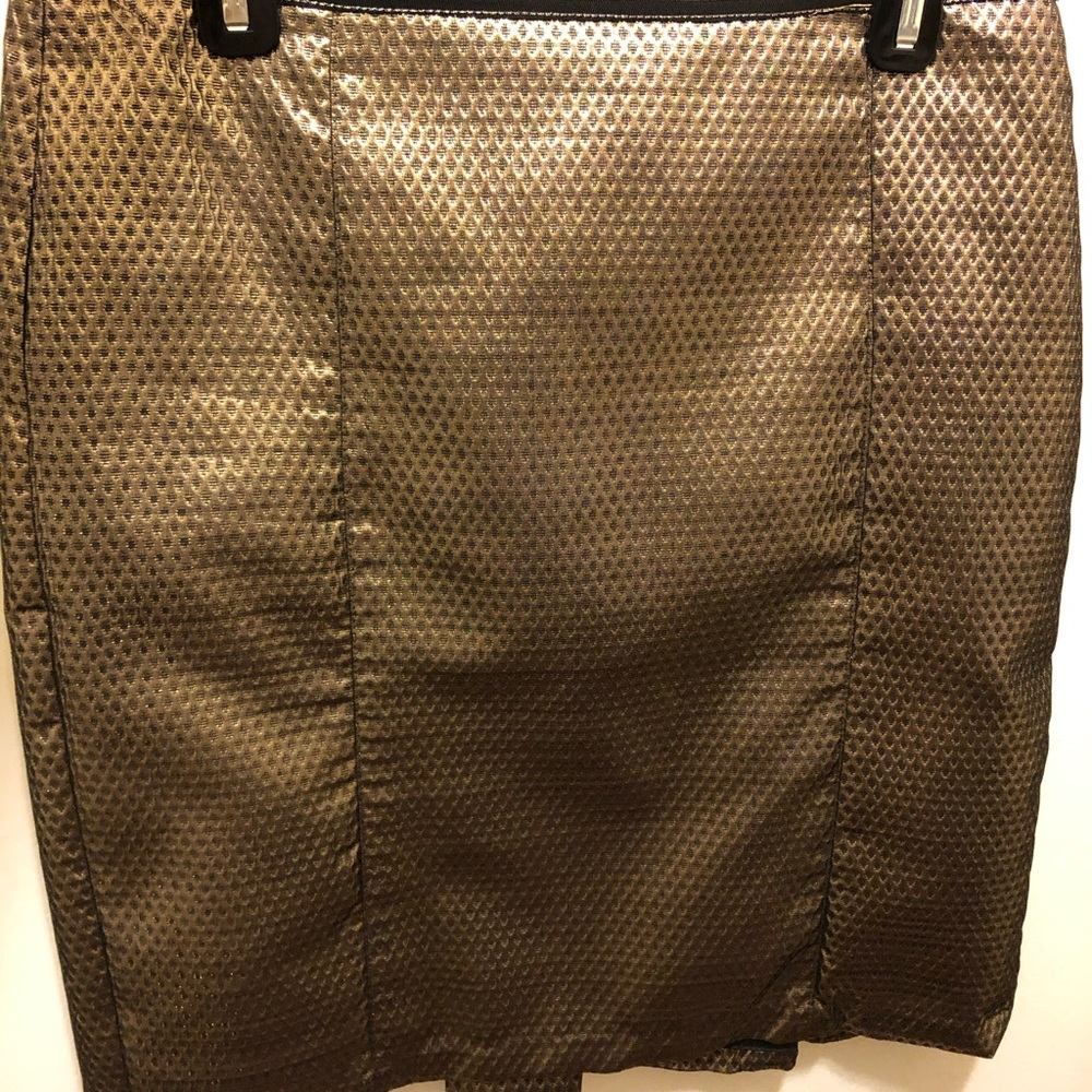 Gold Metallic Skirt